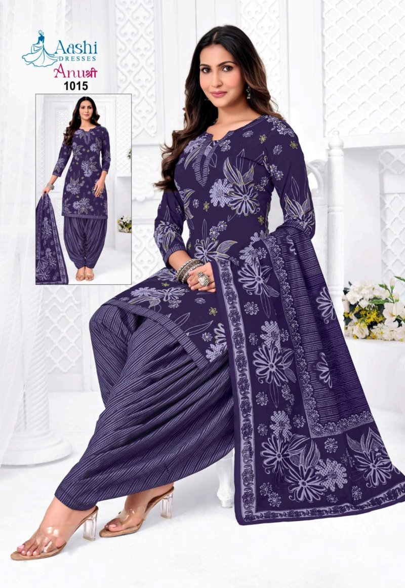 Anushree Patiyala By Aashi Cotton Printed Dress Materials